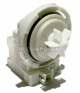 Сливной насос Copreci 30W без улитки, 4 защелки по кругу, фишка вперед Bosch 00215914
