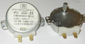 Мотор вращения тарелки СВЧ 220V-4W 2.5/3prm 16mm FASTON 4.8mm LG 6549W1S018A